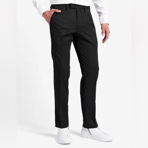 KENNETH COLE REACTION Urban Heather Black Dress Pants 32x32